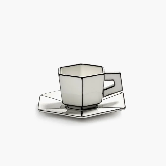 "carte blanche" set espresso šalica sa tanjurićem