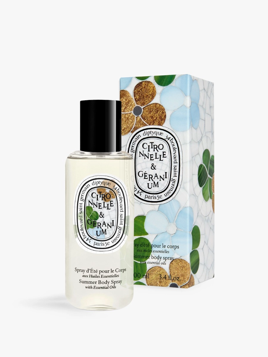 "lemongrass & geranium" mirisni sprej za tijelo sa esencijalnim uljima - Slika 3